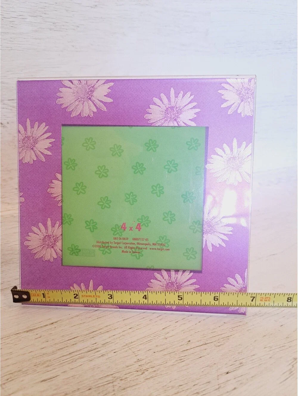 Purple Flower Picture Frame Boho Chic Bohemian Photo 4x4